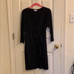 Black 3/4 sleeve dress